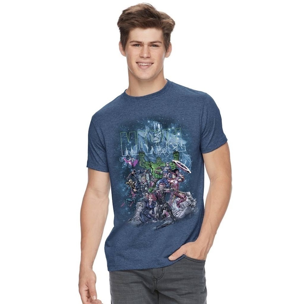 Mens’ Marvel Comics Character Infinity Wars T-shirt Sz S